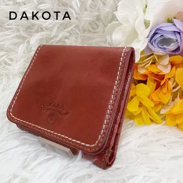 Dakota 다코타 가죽 접이식 지갑 베이지 브라운