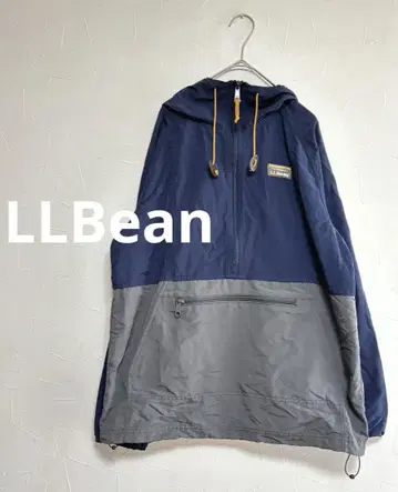 엘엘빈 바이컬러 아노락 마운틴 클래식 나일론 후드티 M