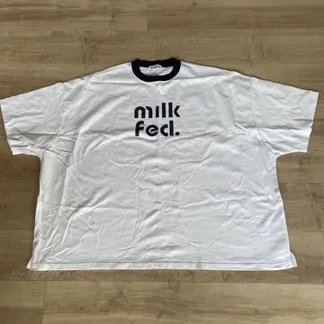 MILKFED. 화이트 오버 사이즈 T셔츠 ONE SIZE
