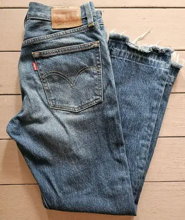 LEVI'S 데미지 데님 W25