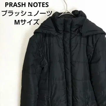 PRASH NOTES 플러쉬노츠 롱 코트 나일론 자켓 블랙
