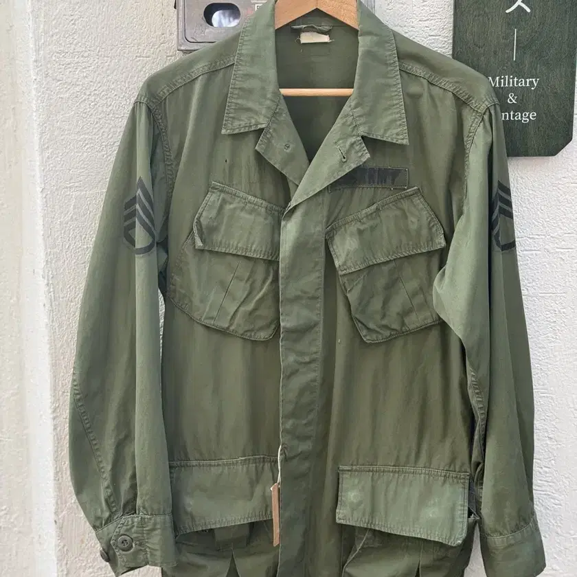 ジャケット・アウター 60's Jungle Fatigue Jacket 3rd M-R 60's Jungle Fatigue Jacket 3rd M-R 1960's Deadstock 