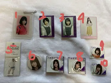노기자카46 키링 캔뱃지 엽서 묶음 판매 1점부터 구매 가능
