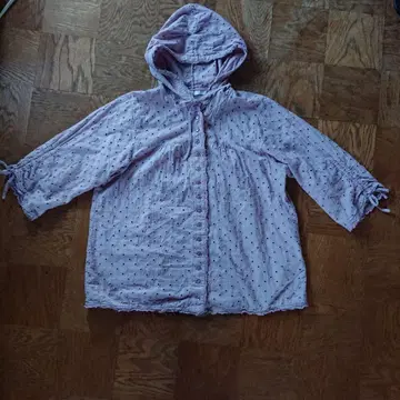 핑크하우스 후드 부착 핑크 블라우스