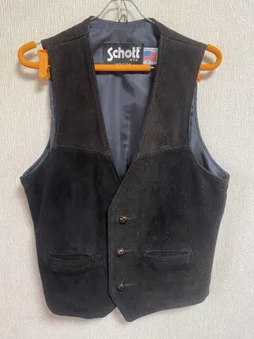 Schott Harley Davidson 스웨이드 베스트
