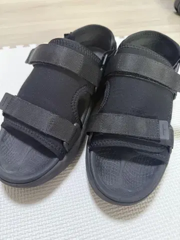 TENTIAL 블랙 S 사이즈 리커버리 샌들