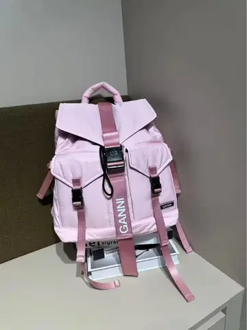 GIANNI 핑크 백팩 백팩