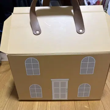 집 모양 수납 박스 테이블 포함