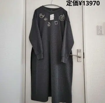 새상품 드럭 스토어즈 백 개더 절개 도킹 컷 원피스 사이즈 3