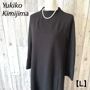 새상품급 YukikoKimijima 유키코키미지마 원피스 블랙 L