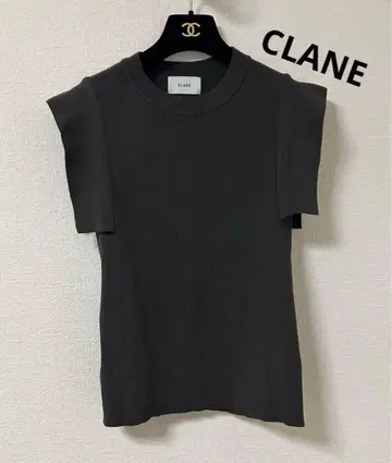 CLANE SQUARE SLEEVE KNIT TOPS