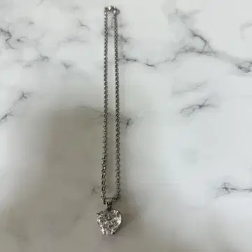 하트 모양 크리스탈 목걸이 펜던트 목걸이