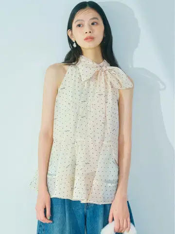 LILY BROWN (릴리 브라운) 아메스리 티어드 2way 블라우스