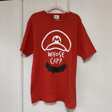 마리오 T셔츠 Whose Cap? XL사이즈