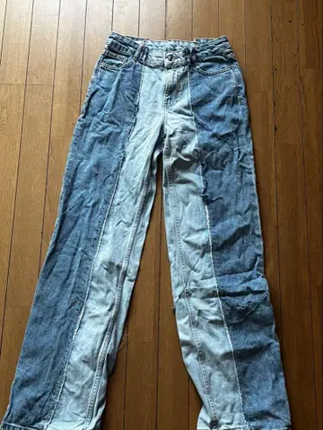 ZARA 패치워크 데님 팬츠 EUR34