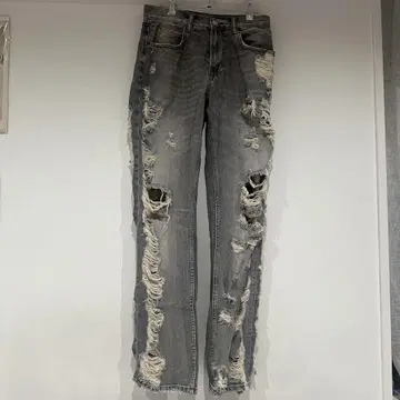 ZARA 데미지 데님 청바지 Y2K