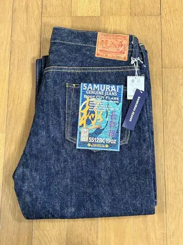 사무라이 진 19oz 부츠컷 S512BC19 36인치 미사용 새상품