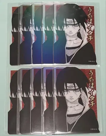 NARUTO 우치하 이타치 홀로 클리어 카드 10장 세트