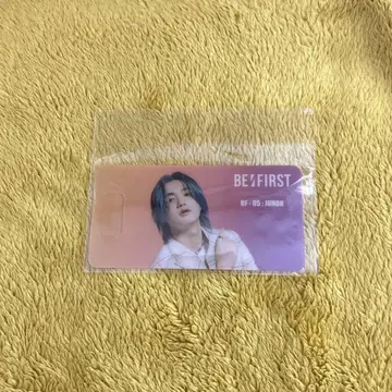 BE:FIRST 준온 JUNON 클리어 책갈피 bye good bye