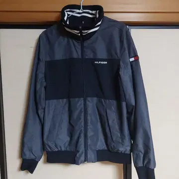 TOMMY HILFIGER 그레이 리버서블 점퍼 블루종