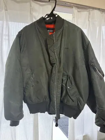 Schott 샷 USA MA-1 플라이트 자켓 카키 구제 의류