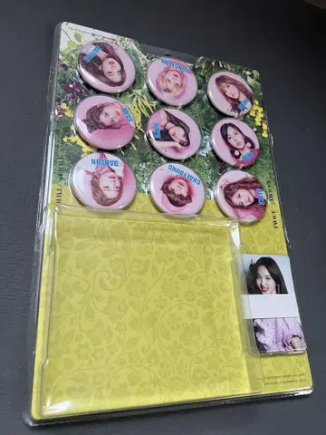 TWICE3 초회 한정판 A 캔뱃지 트레카 세트