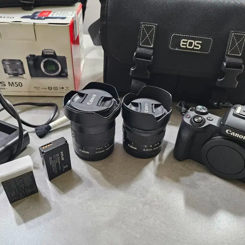 캐논 EOS M50 + 렌즈 2개