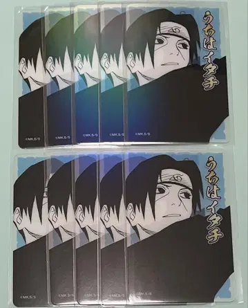 NARUTO 우치하 이타치 홀로 클리어 카드 10장 세트