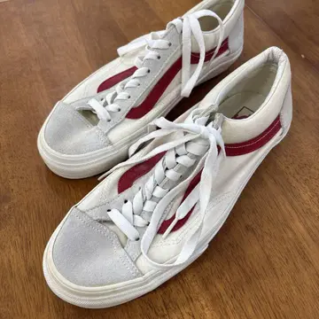 Vans 화이트/레드 스니커즈