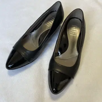 핏핏 가죽 펌프스 스틸레토 24.0cm 블랙