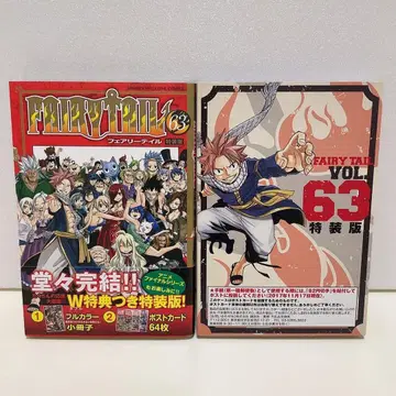페어리 테일 FAIRYTAIL 63권 특장판 소책자 엽서