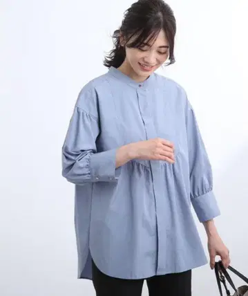 새상품 리플렉트 7부 소매 블라우스