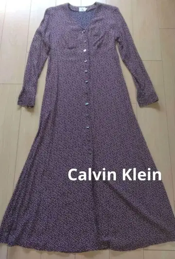 [ 새상품급 ] Calvin Klein 캘빈클라인 미니 꽃무늬 롱 원피스