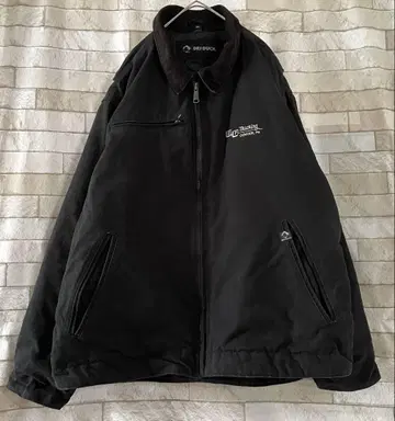 DRI-DUCK 덕 자켓 자수 안감 퀼팅 블랙 2XL