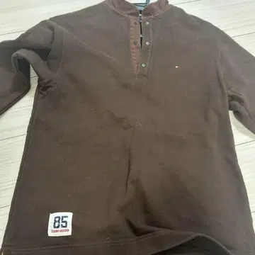 M 타미힐피거 긴팔 브랜드 셔츠 남성용 코튼 브라운