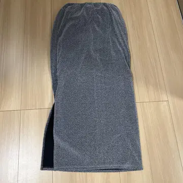 CITEN 라메 타이트 스커트