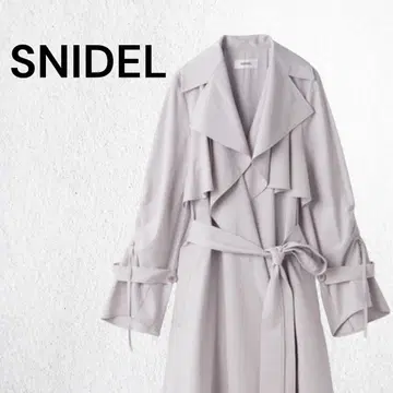 새상품급 SNIDEL 스나이델 Sustainable 글로스 트렌치코트