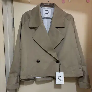미사용 새상품 MARW 베이지 트렌치코트 36