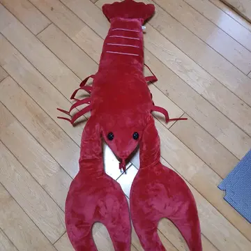 커다란 새우 봉제 인형