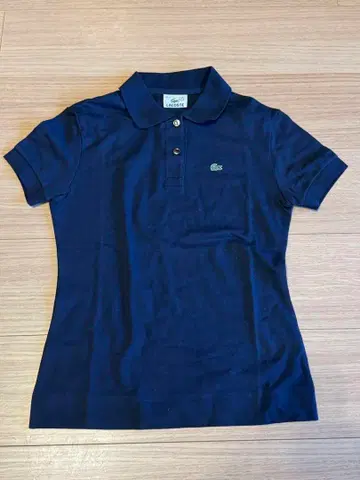 LACOSTE 네이비 피케 셔츠 38