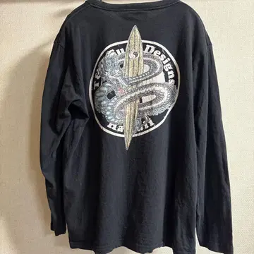 T&C Surf Designs 블랙 롱 슬리브 티셔츠
