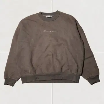 J1473@ URBAN RESEARCH 속기모 로고 맨투맨 그레이