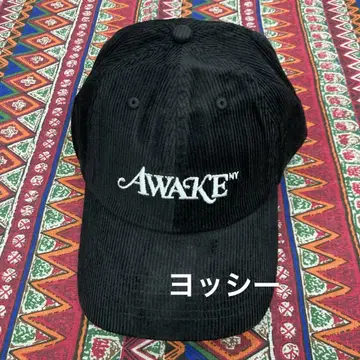 AWAKE 코듀로이 블랙 캡