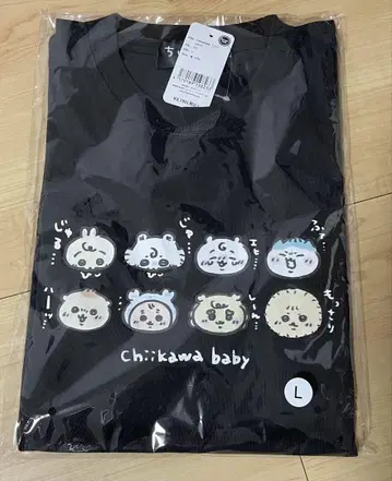 치이카와 Chiikawa Baby T셔츠 작은 것 스미 L 사이즈