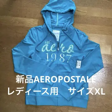 새상품 AEROPOSTALE 여성용 사이즈 XL 블루 계열 면 후드티