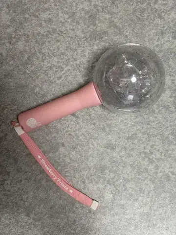 스토푸리 클리어 딸기 응원봉
