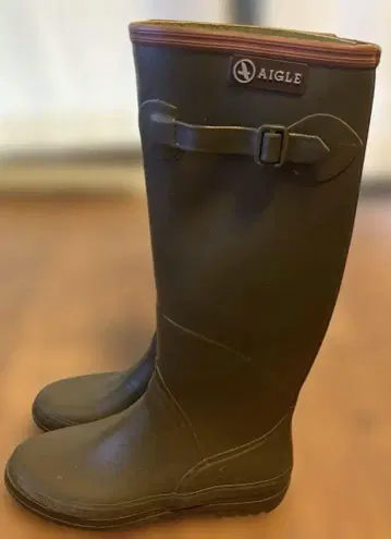 AIGLE 에이글 레인부츠 롱 EU35