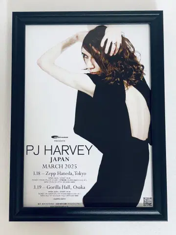 PJ HARVEY 아트 프레임 B5 액자 포함 플라이어 포스터풍