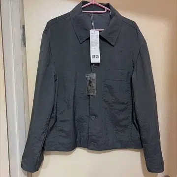 택 포함 미사용 새상품 Uniqlo U 그레이 자켓 S사이즈