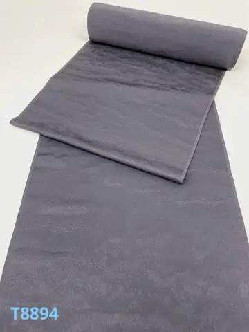 이로무지 문 의장 하치카케츠 겐지 쥐색 순수 실크 옷감